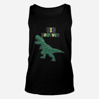 Dinosaur Big Brother Announcement Sibling Outfits Unisex Tank Top | Crazezy AU
