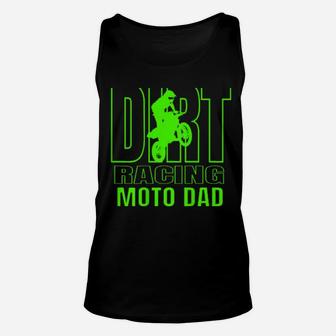 Dirt Racers Dad Dirt Bike Racing Motocross Dad Unisex Tank Top - Monsterry AU