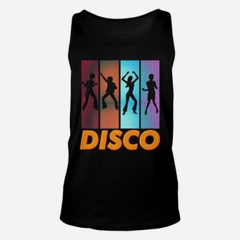 Disco Retro Discotheque Vintage Disco Dancing Disco Unisex Tank Top | Crazezy AU