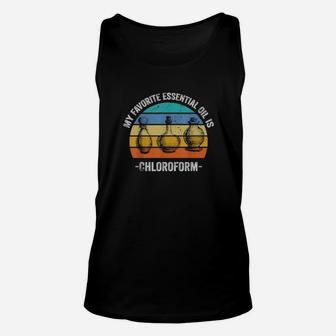 Distressed Vintage Retro My Favorite Essential Oil Unisex Tank Top - Monsterry DE