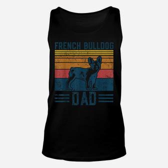 Dog | Frenchie Papa - Vintage French Bulldog Dad Unisex Tank Top | Crazezy DE