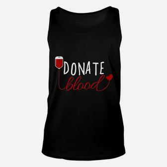 Donate Blood Unisex Tank Top | Crazezy CA