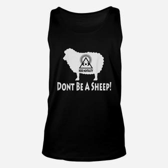 Dont Be A Sheep Unisex Tank Top | Crazezy DE