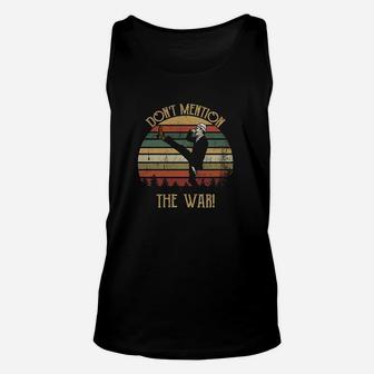 Dont Mention The War Vintage Fawlty Towers Unisex Tank Top | Crazezy AU
