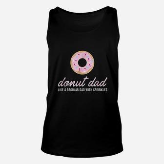 Donut Dad Funny Cute Sprinkles Trendy Unisex Tank Top | Crazezy CA