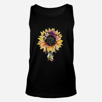 Dream Catcher Sunflower Flower Lover Unisex Tank Top | Crazezy CA