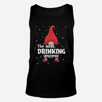 Drinking Gnome Family Matching Christmas Funny Gift Pajama Unisex Tank Top | Crazezy AU