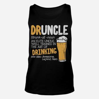 Druncle Hoodie Another Term Uncle Definition Christmas Gift Unisex Tank Top | Crazezy CA