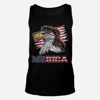 Eagle Mullet American Flag America 4Th Of July Unisex Tank Top - Monsterry