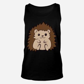 Easily Distracted By Hedgehogs Cute Hedgehog Lover Gift Unisex Tank Top | Crazezy DE