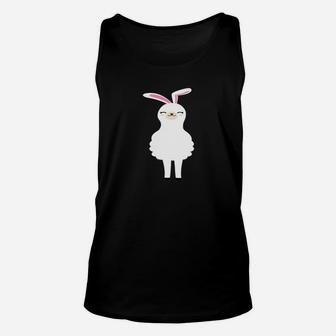Easter Alpaca Rabbit Ears Llama Cute Unisex Tank Top - Thegiftio UK