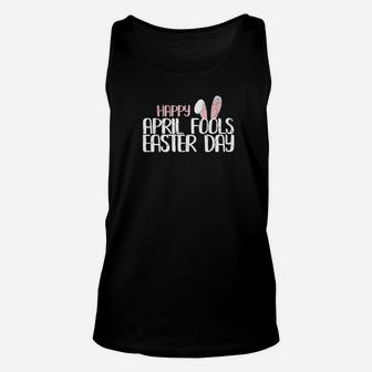 Easter April Fools Day Rabbit Ears Christian Gift Unisex Tank Top - Thegiftio UK