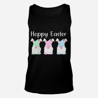 Easter Bunny Gnome Shirt Happy Easter Pun Spring Decor Raglan Baseball Tee Unisex Tank Top | Crazezy