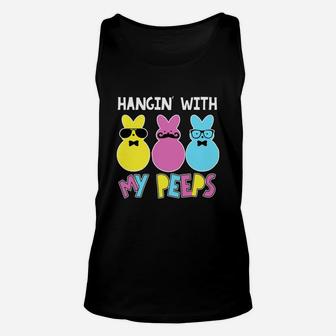 Easter Fools Day Easter Day Hangin With My Peeps Unisex Tank Top - Thegiftio UK