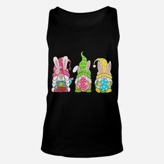 Easter Gnome Egg Hunting - Cute Bunny Easter Gnomes Unisex Tank Top | Crazezy