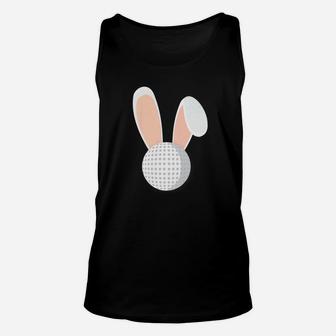 Easter Rabbit Bunny Ears Golf Ball Golfer Funny Holiday Premium Unisex Tank Top - Thegiftio UK