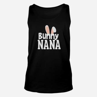 Easter Rabbit Bunny Ears Nana Grand Parent Holiday Premium Unisex Tank Top - Thegiftio UK