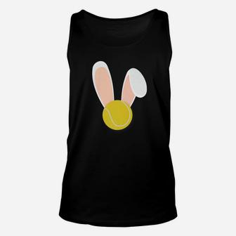 Easter Rabbit Bunny Ears Tennis Ball Sports Holiday Premium Unisex Tank Top - Thegiftio UK