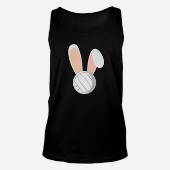 Easter Rabbit Bunny Ears Volleyball Sports Holiday Cartoon Premium Unisex Tank Top - Thegiftio UK