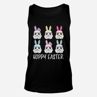 Easter Storm Troopers With Ears Line Up Poster Unisex Tank Top - Thegiftio UK