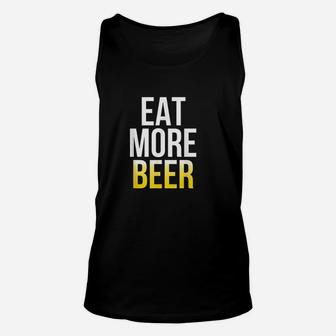 Eat More Beer St Patricks Day Unisex Tank Top | Crazezy DE