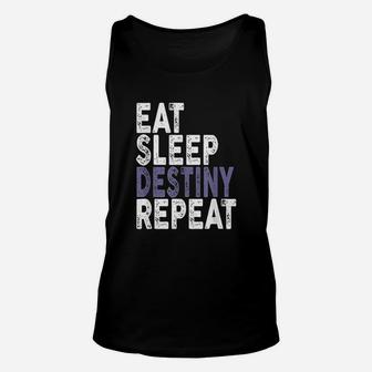 Eat Sleep Destiny Repeat Unisex Tank Top | Crazezy