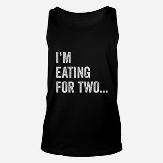 Eating For Two Drinking For Three Couples Unisex Tank Top | Crazezy