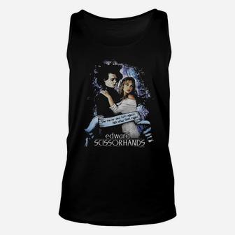 Edward-Scissorhands-She-Never-Saw-Him-Again-Not-After-That-Night Unisex Tank Top - Monsterry UK