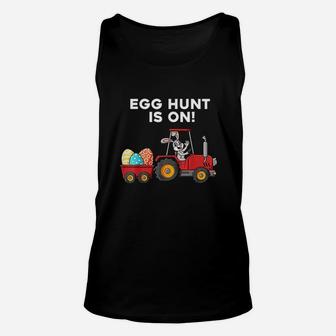 Egg Hunt Is On Easter Day Bunny Unisex Tank Top | Crazezy CA