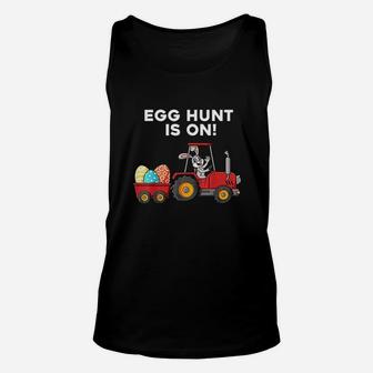 Egg Hunt Is On Easter Day Bunny Unisex Tank Top - Thegiftio UK