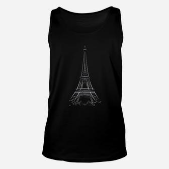Eiffel Tower Unisex Tank Top | Crazezy AU