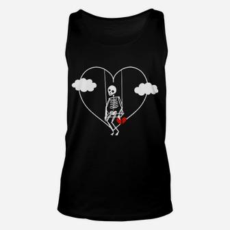 Emo Valentine's Day Goth Horror Psychobilly Sad Boi Heart Classic Unisex Tank Top - Monsterry