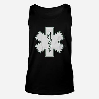 Ems Sign Emt Emergency Medical Technician Fitted Unisex Tank Top | Crazezy