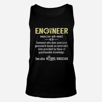 Engineer Funny Engineer Meaning Unisex Tank Top - Thegiftio UK