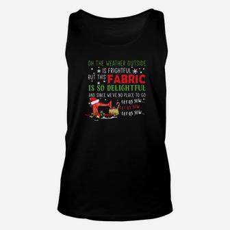 Fabric Is So Delightful Unisex Tank Top - Monsterry