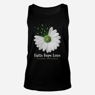 Faith Hope Love Celiac Disease Flower Unisex Tank Top - Thegiftio UK