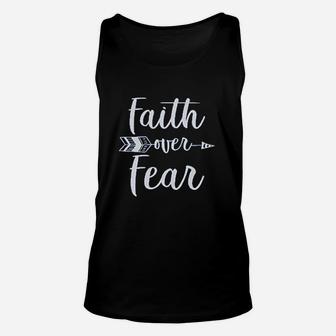 Faith Over Fear Unisex Tank Top | Crazezy UK
