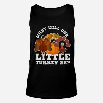Fall Theme Gender Reveals Unisex Tank Top - Monsterry