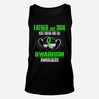Father And Son Best Friend Of Life Dwarfism Awareness Unisex Tank Top | Crazezy