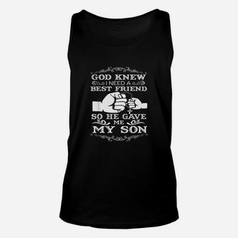 Fathers Day He Gave Me My Son Unisex Tank Top | Crazezy