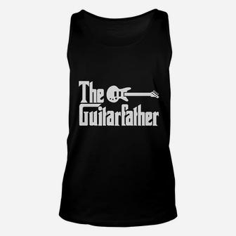 Fathers Day The Guitarfather Musician Guitarist Unisex Tank Top | Crazezy
