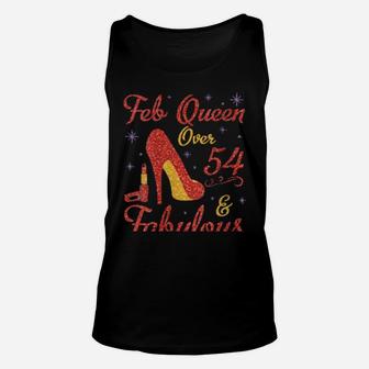 February Queen Over 54 Years Old And Fabulous Born In 1967 Unisex Tank Top - Monsterry