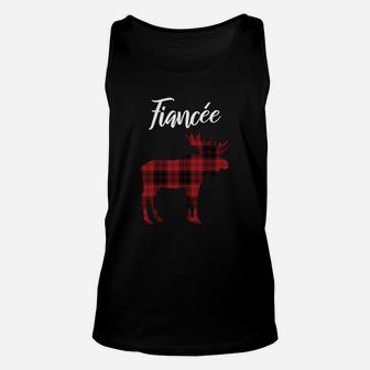 Fiancee Moose Matching Family Christmas Pajamas Sweatshirt Unisex Tank Top | Crazezy AU