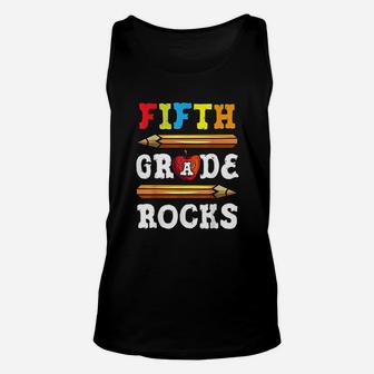 Fifth Grade Rocks Back To School Unisex Tank Top | Crazezy CA