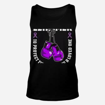 Fight Against Alzheimers For Loved Ones Design Unisex Tank Top | Crazezy DE