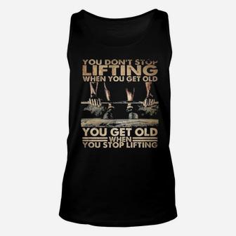 Fiitness-You-Dont-Stop-Lifting Unisex Tank Top - Monsterry