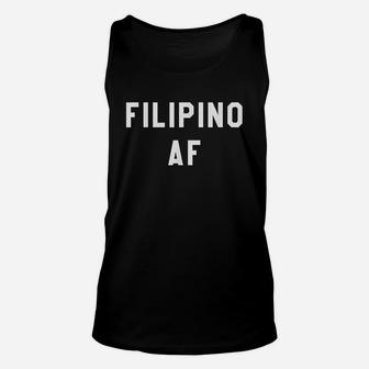 Filipino Af Funny Pinoy Philippines Unisex Tank Top | Crazezy