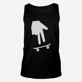 Fingerboard Finger Skateboard Shirt Unisex Tank Top | Crazezy