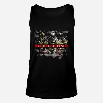 Firefighter Ying Yang Fire Department Dragon Unisex Tank Top | Crazezy