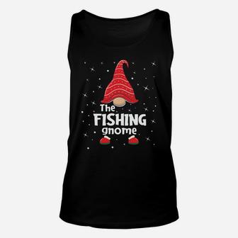 Fishing Gnome Family Matching Christmas Funny Gift Pajama Sweatshirt Unisex Tank Top | Crazezy